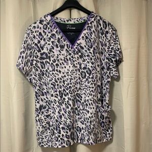 Healing Hands Black and White Boxy Blouse